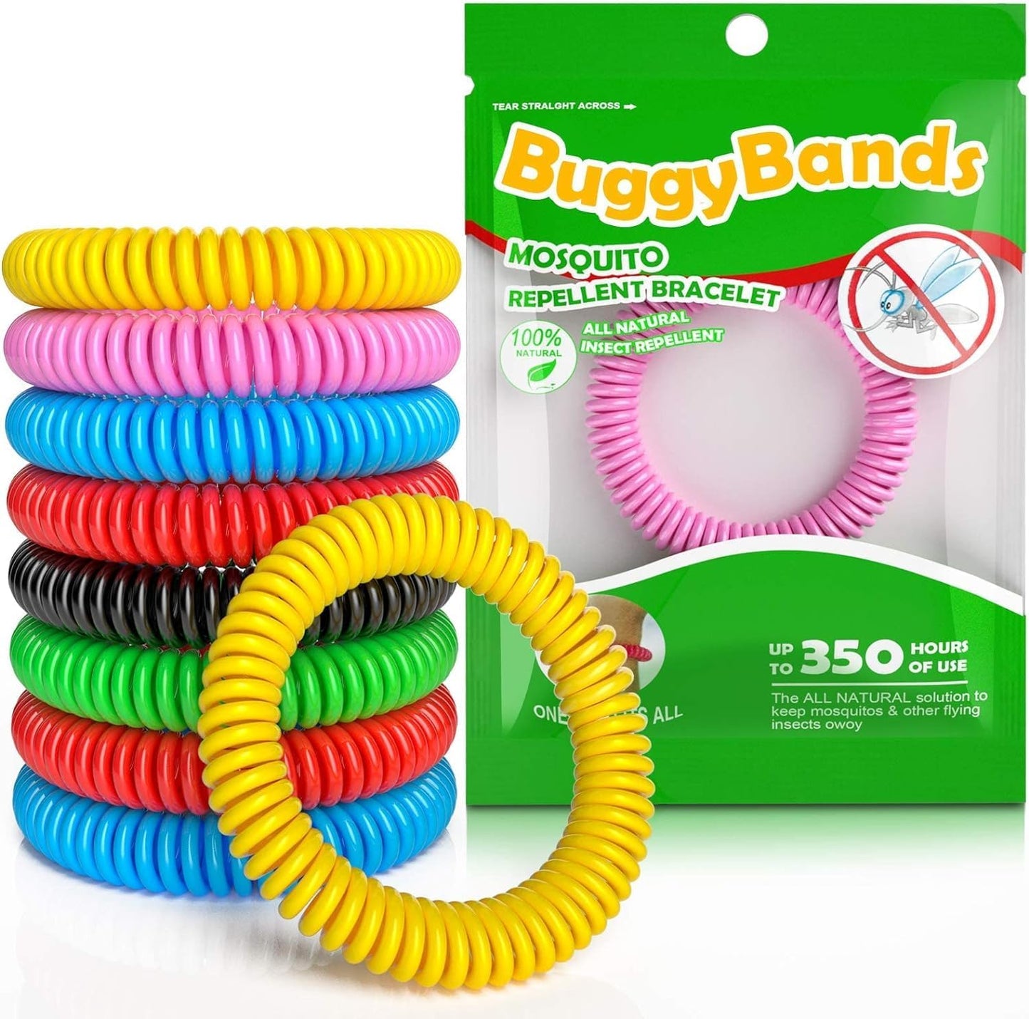 60 Pack Mosquito Repellent Bracelets for Outdoor Adventures