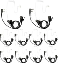 10 PCS UV-5R Earpiece Surveillance Kit - Discreet PTT Radio Headsets
