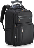 Rolling Backpack with Wheels, Airline Approved Carry On - Fits 15.6in