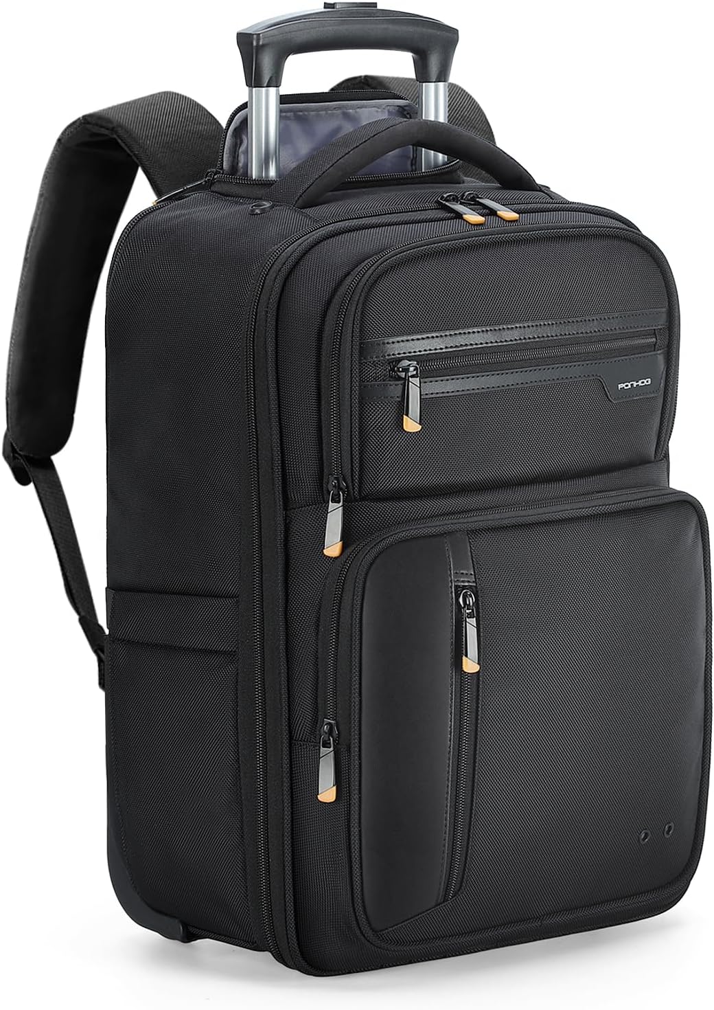 Rolling Backpack with Wheels for Travel and Laptop Carrying