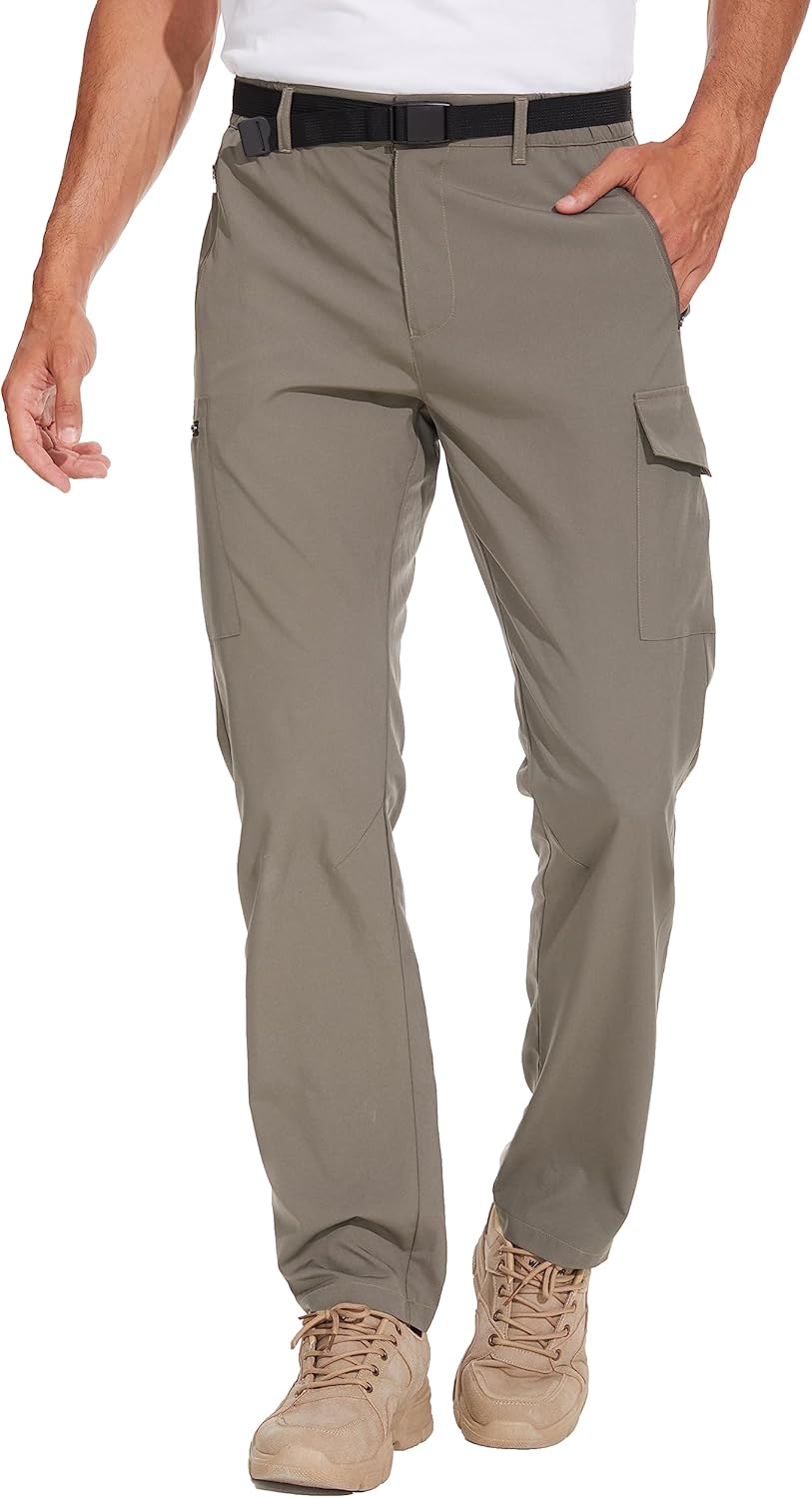 NATUVENIX Lightweight Quick Dry Men's Hiking Pants