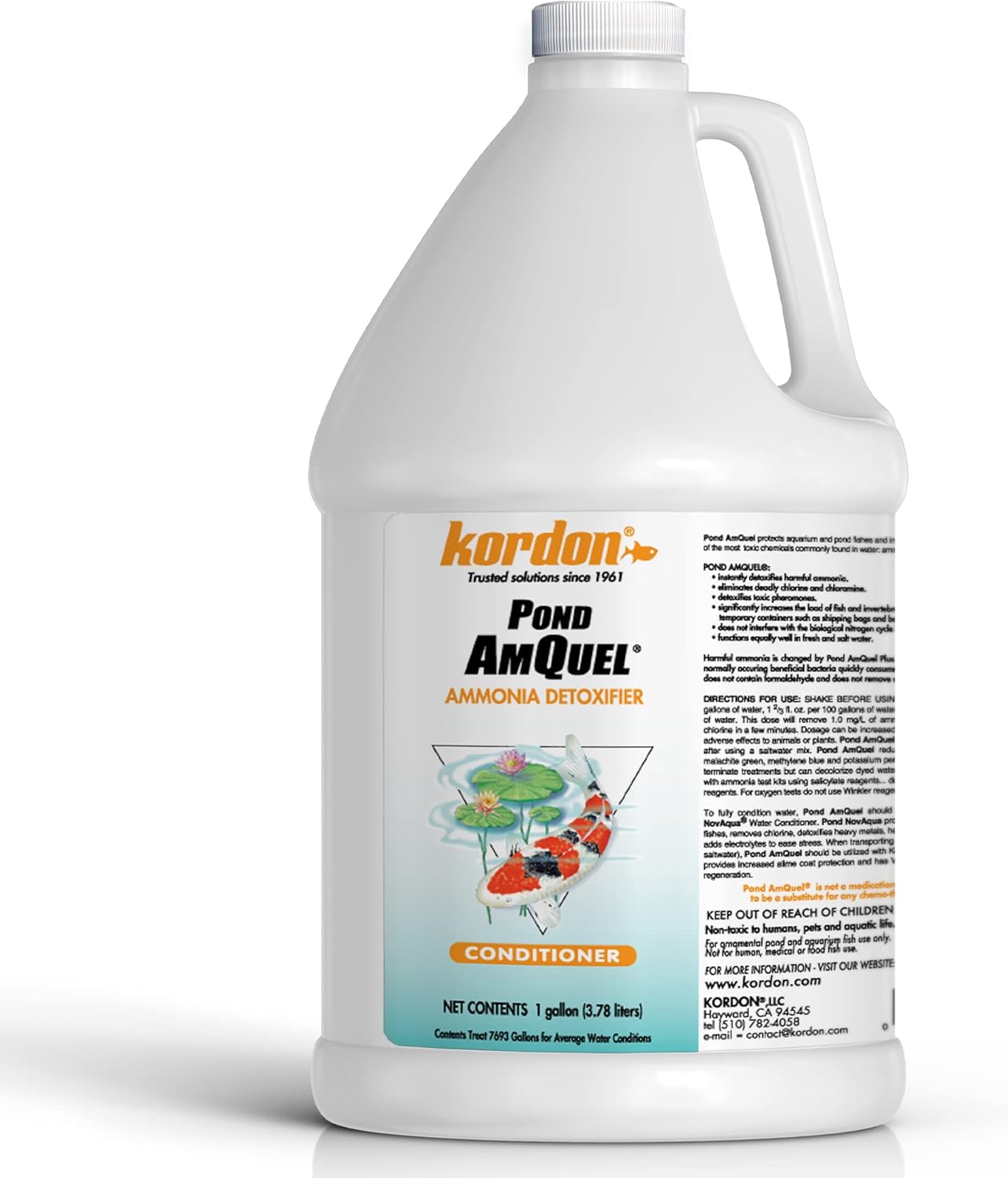 Kordon Pond AmQuel One-Step Water Conditioner for Koi Ponds