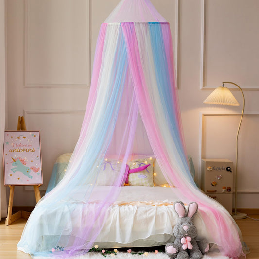 X-Large Rainbow Bed Canopy for Magical Dreams