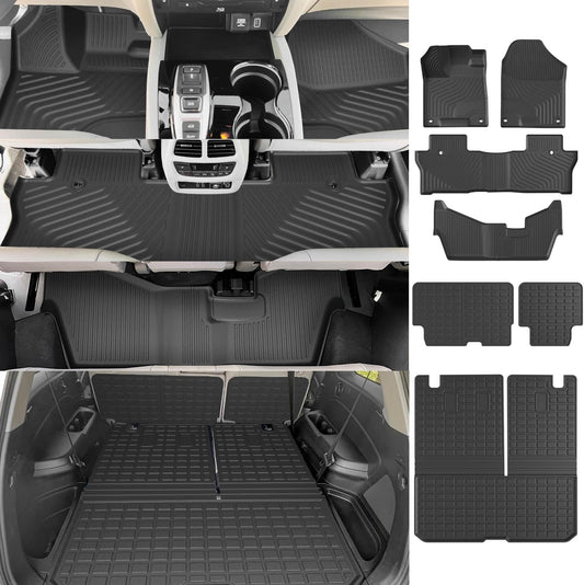 Premium 8-Seat Floor Mat for 2016-2022 Honda Pilot Vehicles