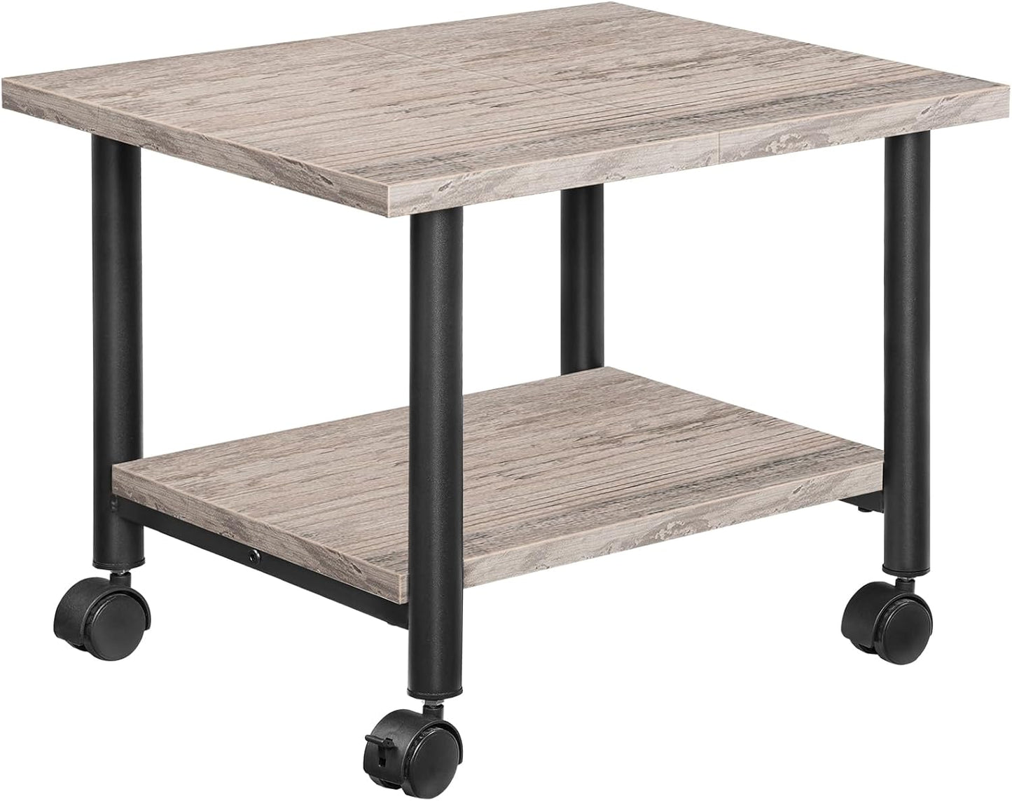 HOOBRO Printer Stand: 2-Tier Mobile Cart for Office Efficiency