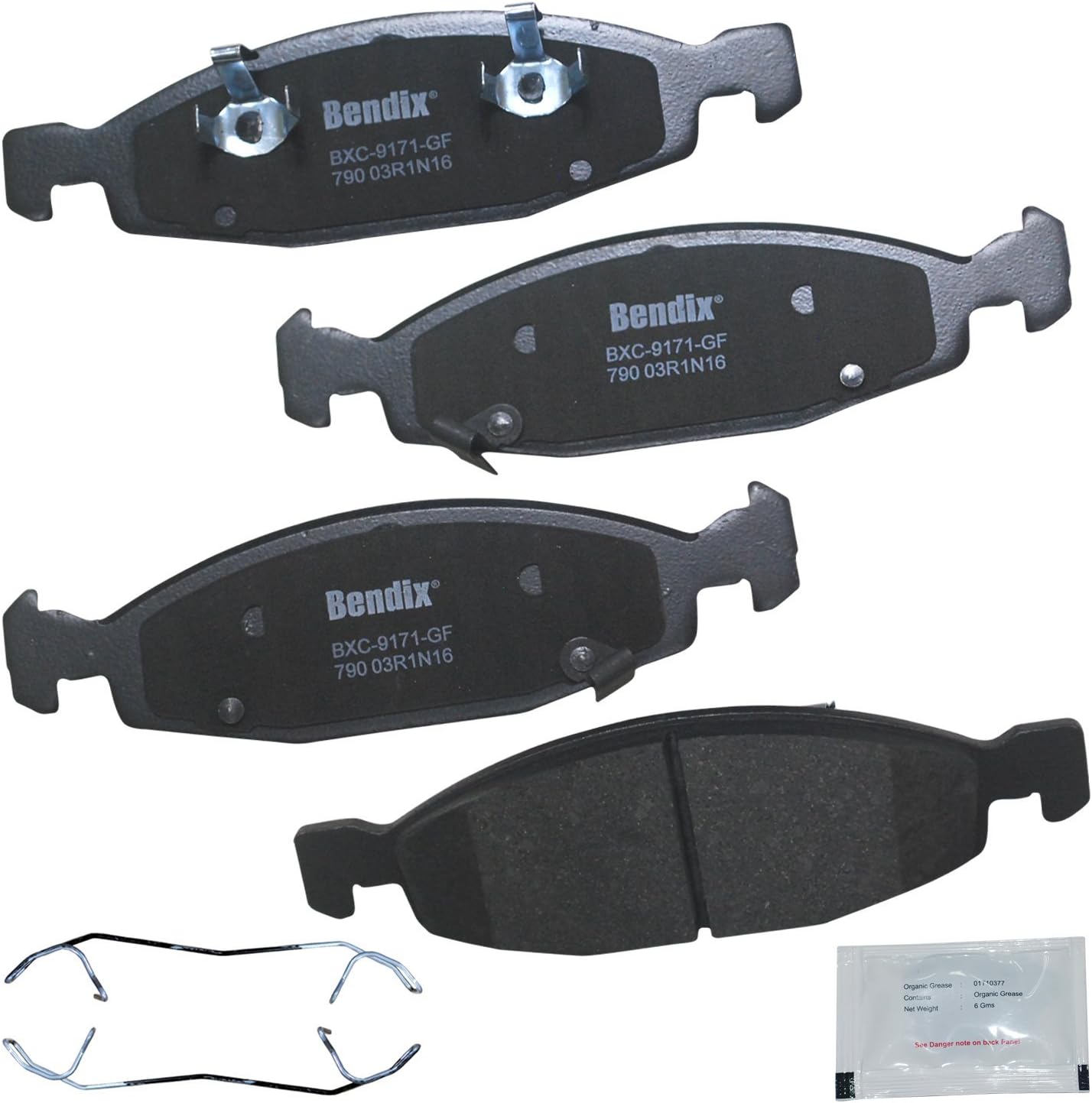 Bendix Priority1 CFC790 Brake Pads for Jeep Grand Cherokee
