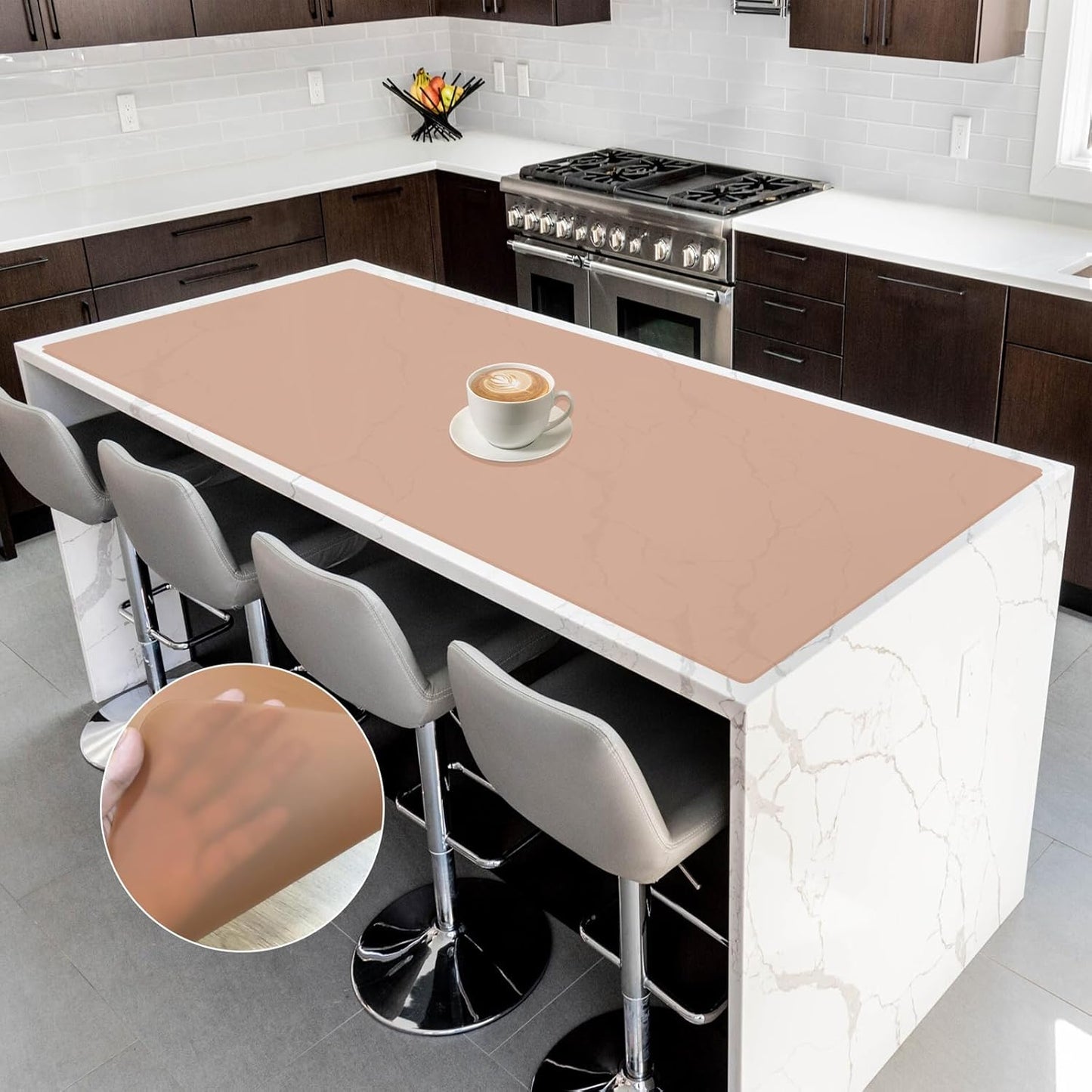 Large Heat Resistant Silicone Mats for Kitchen Counter Protection