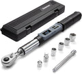 GROWNEER Digital Torque Wrench 3/8ft Drive 5-99.6 ft-lbs - Accurate