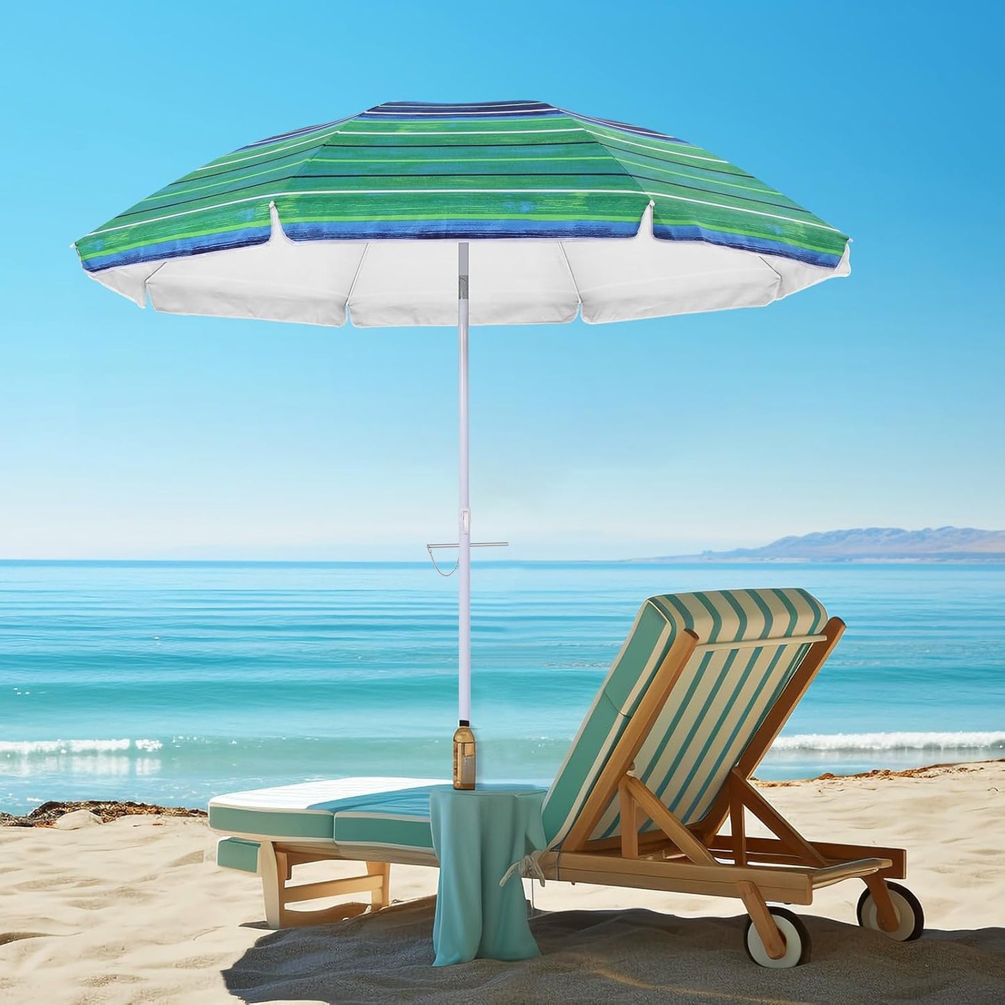 Patio Umbrella with UPF 50+ Protection for Outdoor Shade