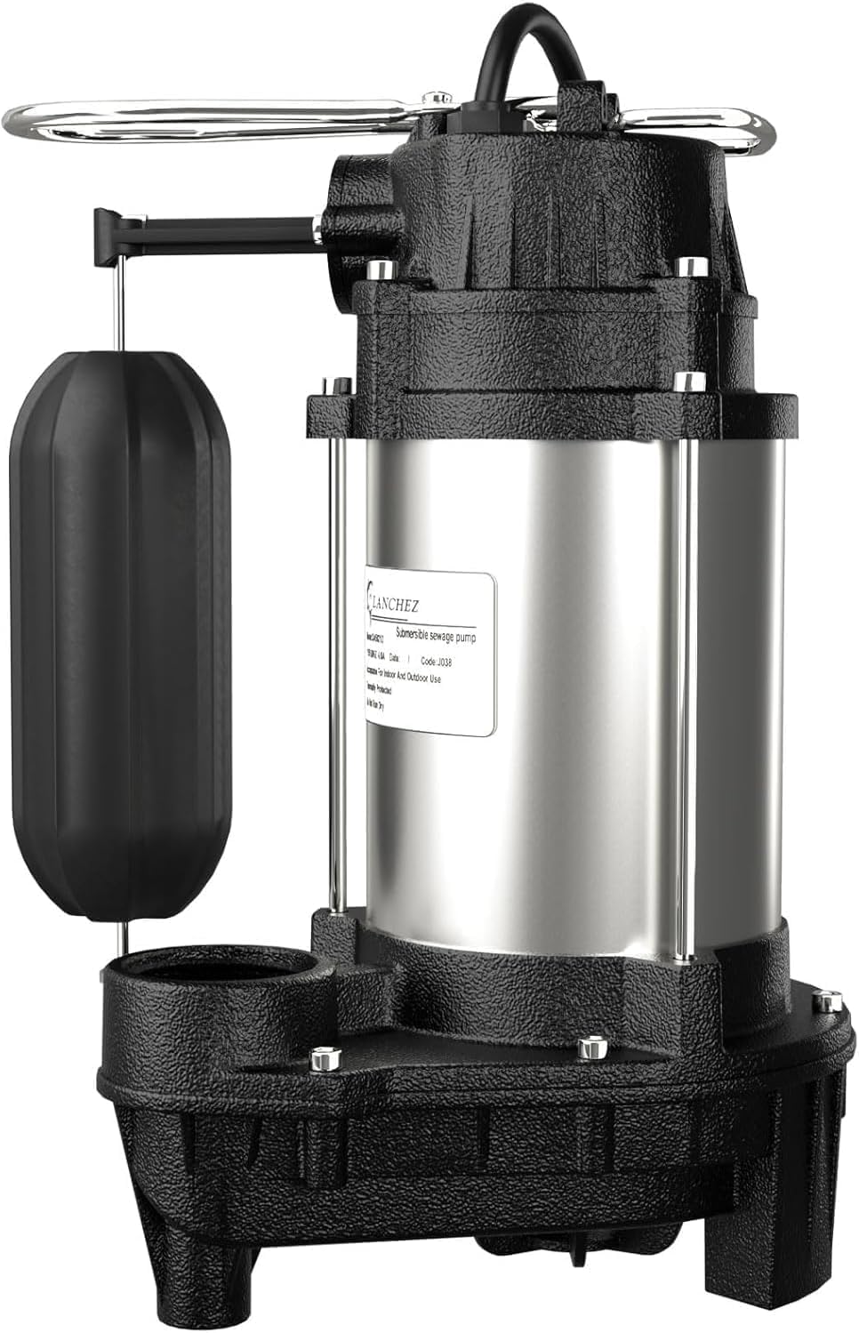 LANCHEZ 1/2 HP Submersible Sump Pump for Efficient Water Removal