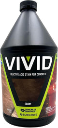 CC Concrete Coatings Vivid Acid Stain for Concrete | Ebony - Durable