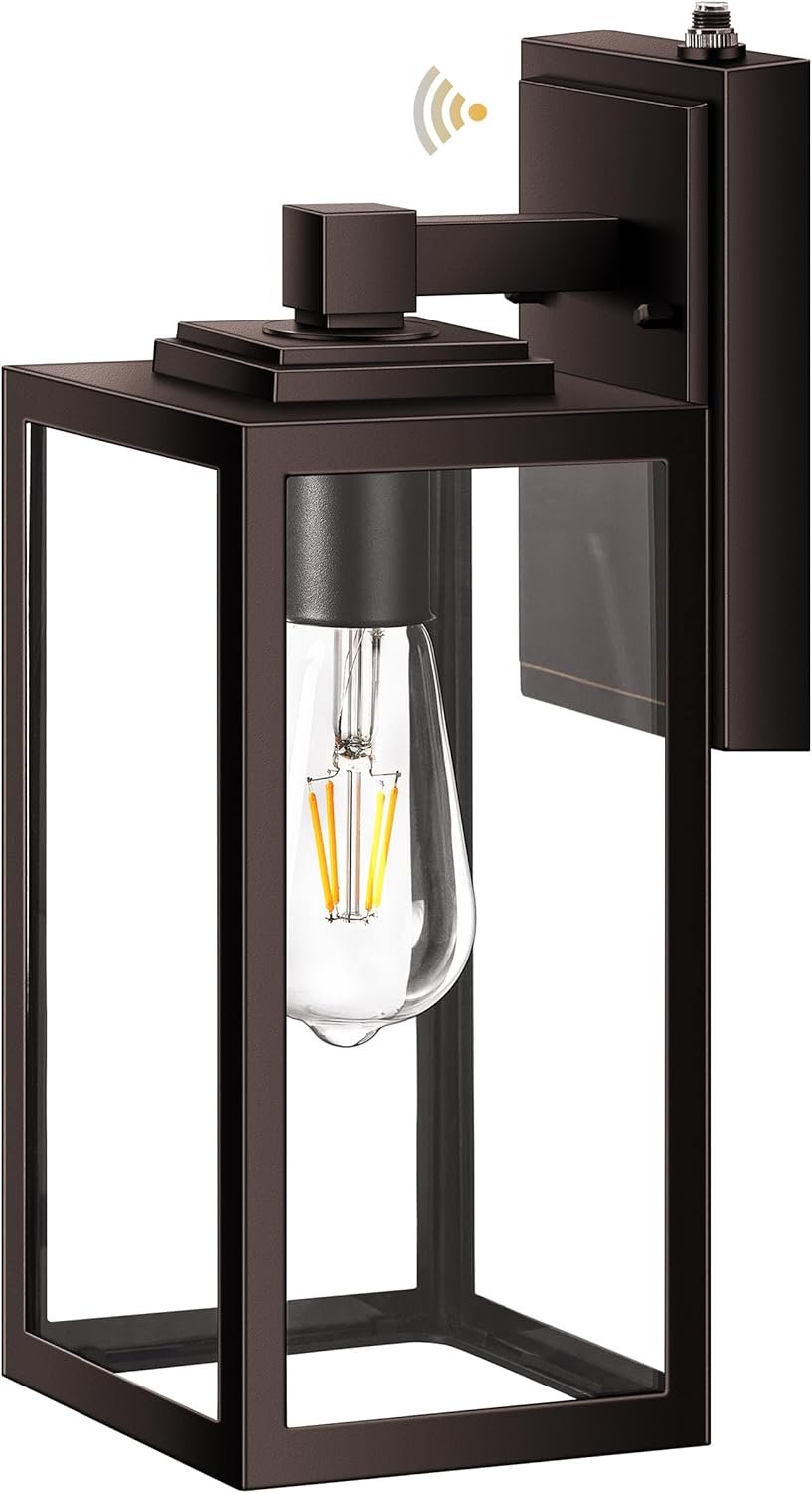 VIANIS Large Dusk to Dawn Porch Lights for Modern Outdoor Use
