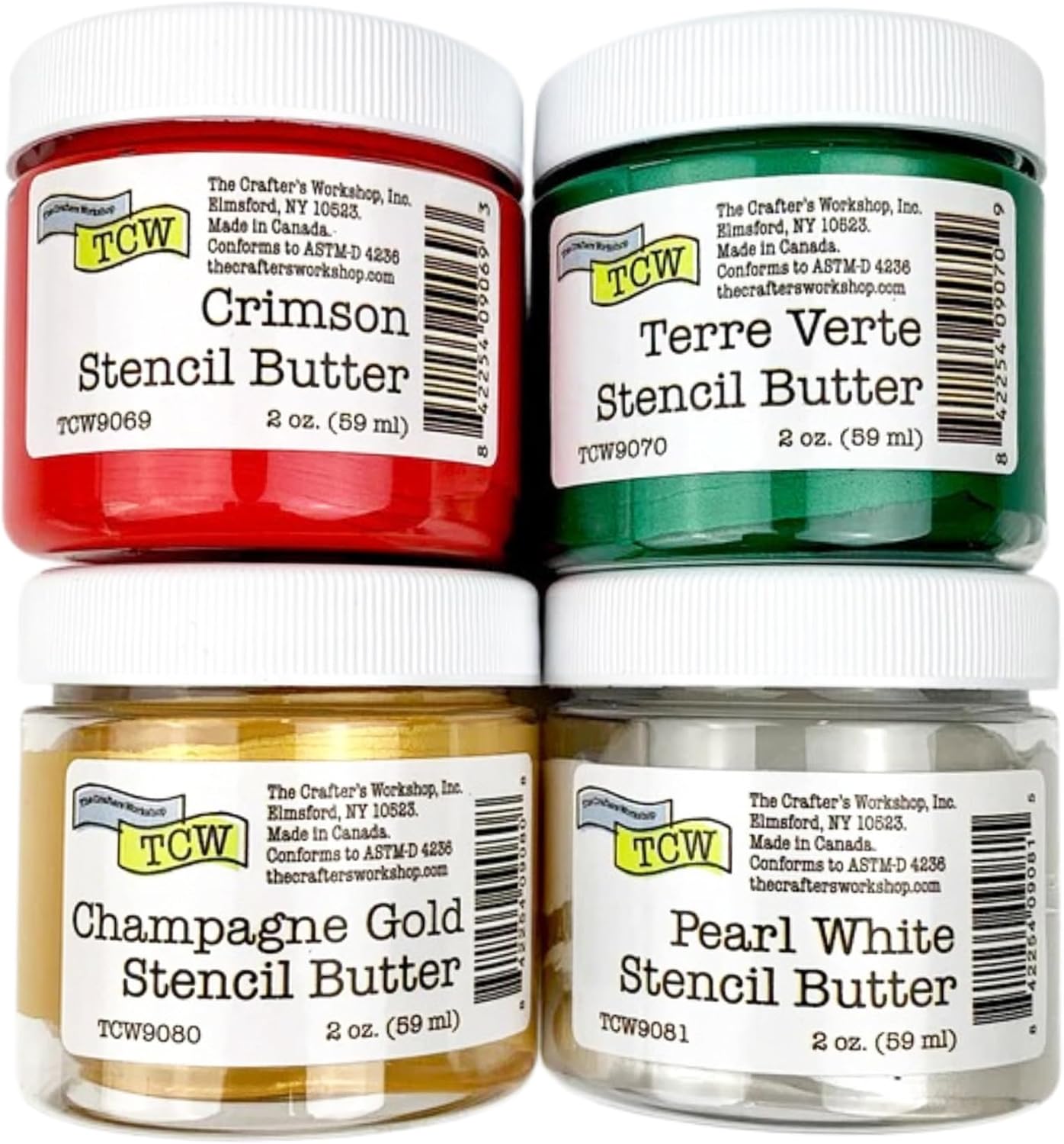 The Crafter's Workshop Stencil Butter Holiday Acrylic Paint Set