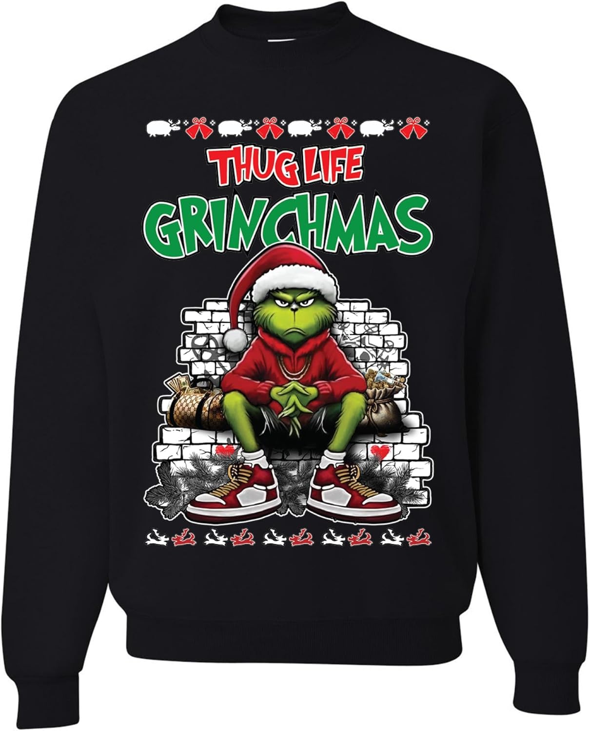 Buckle Up Butter Cup Ugly Christmas Sweater Crewneck Sweatshirt