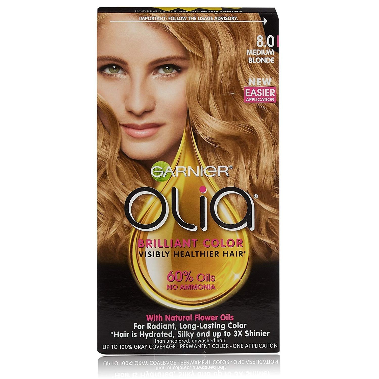 Garnier Olia Ammonia Free Hair Color for Vibrant Medium Blonde
