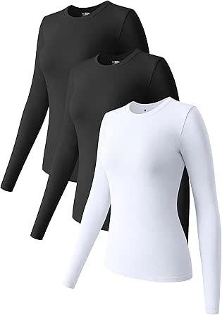 OQQ Womens 3 Piece Long Sleeve Tops for Ultimate Comfort