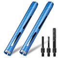 1-1/4 in Core Drill Bits 2-Piece with 3 Adapters - Versatile Masonry