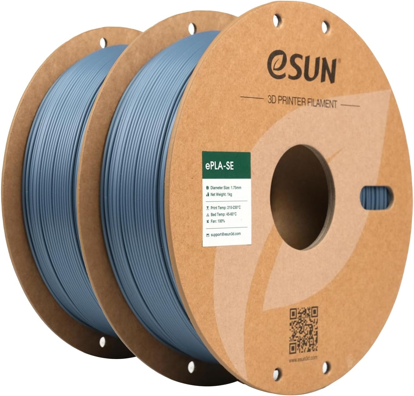 eSUN PLA Basic Filament for High Speed 3D Printing, Grey