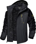 TACVASEN Men's Winter Skiing Jacket - Insulated Waterproof Parka