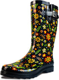 Rain Boots for Women Knee High Waterproof Garden Boots - Comfort Fit