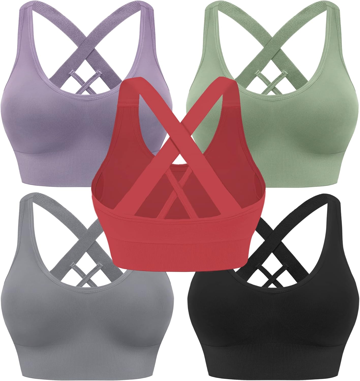 High Impact Sports Bras for Women by BLUELILY - Comfort & Style