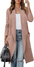 Women's Long Cardigan Sweater 2025 Fall Knit Open Front Coatigan