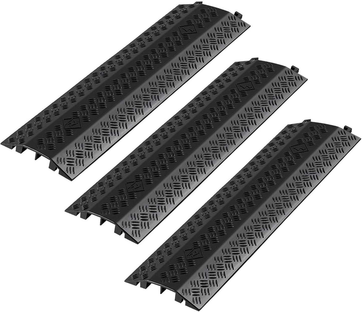 VEVOR 3 Pack Drop Over Cable Cover for Heavy Duty Protection