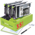 WORKDONE 3-Pack 3.5 in Hard Drive Caddy with 2.5 in Adapter - Dell