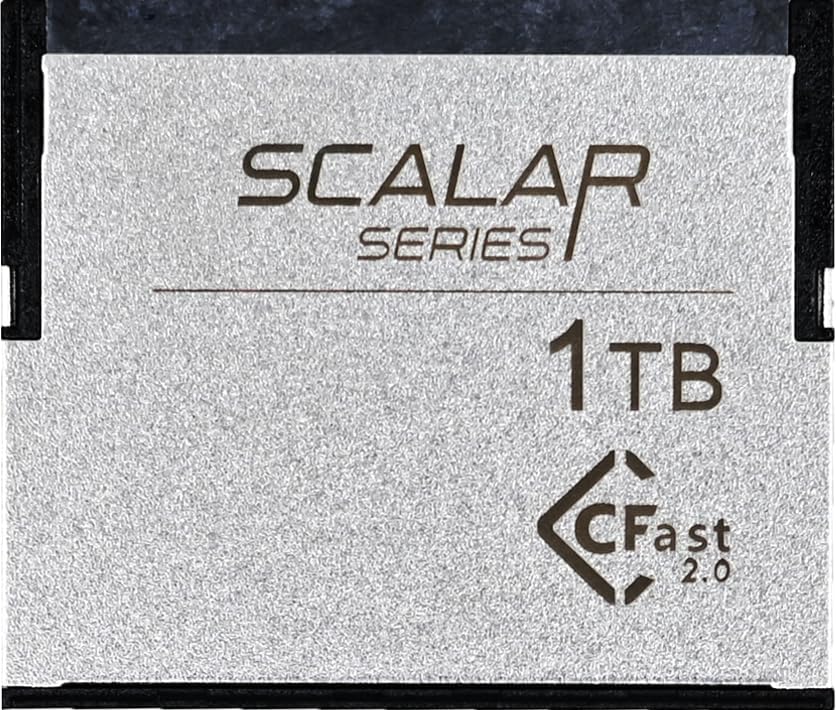 1TB CFast 2.0 Memory Card for Professional 4K RAW Recording