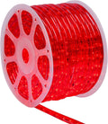 Wintergreen Lighting 150ft 1800 LED Red Rope Light Kit - Heavy Duty