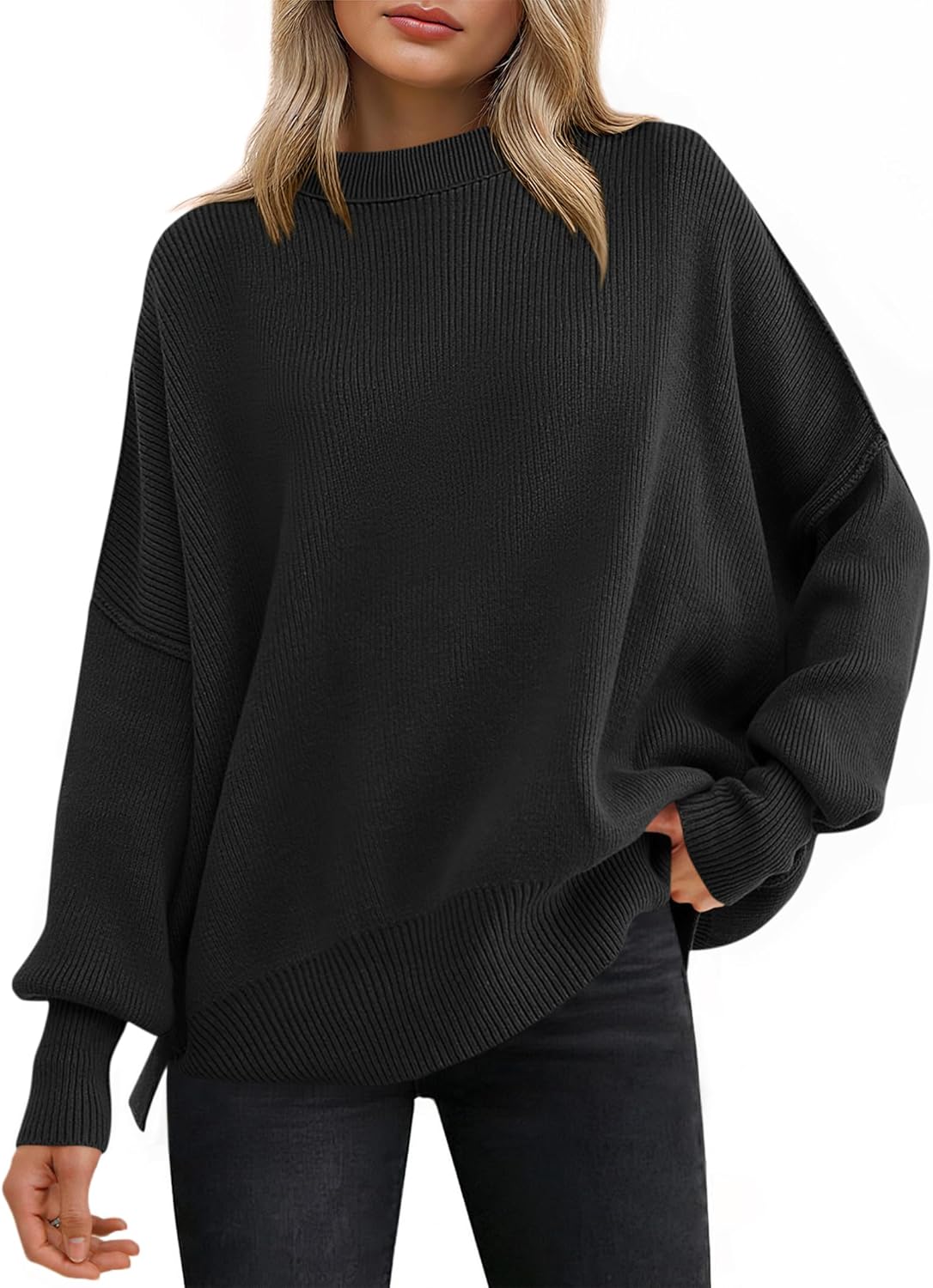 Oversized Sweaters for Women: Batwing Long Sleeve Fashion Top