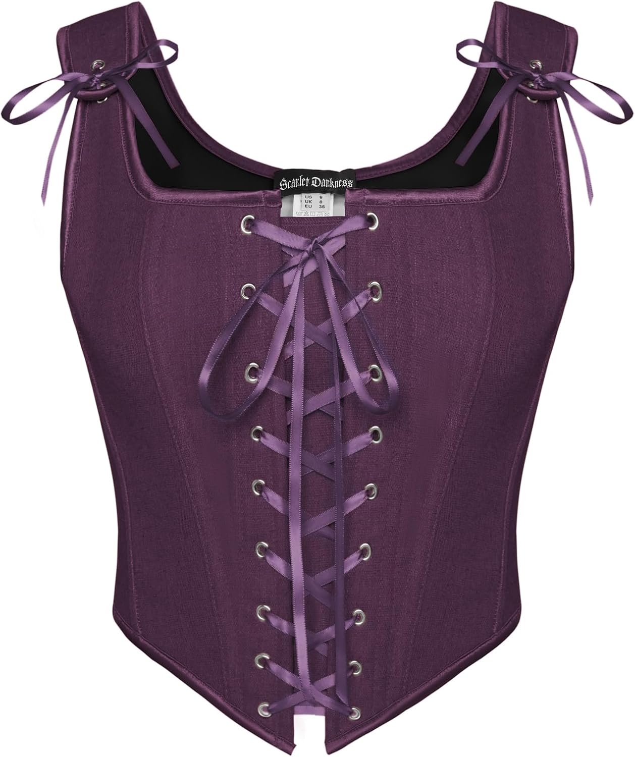 Renaissance Corset Tops for Women - Vintage Lace Up Overbust