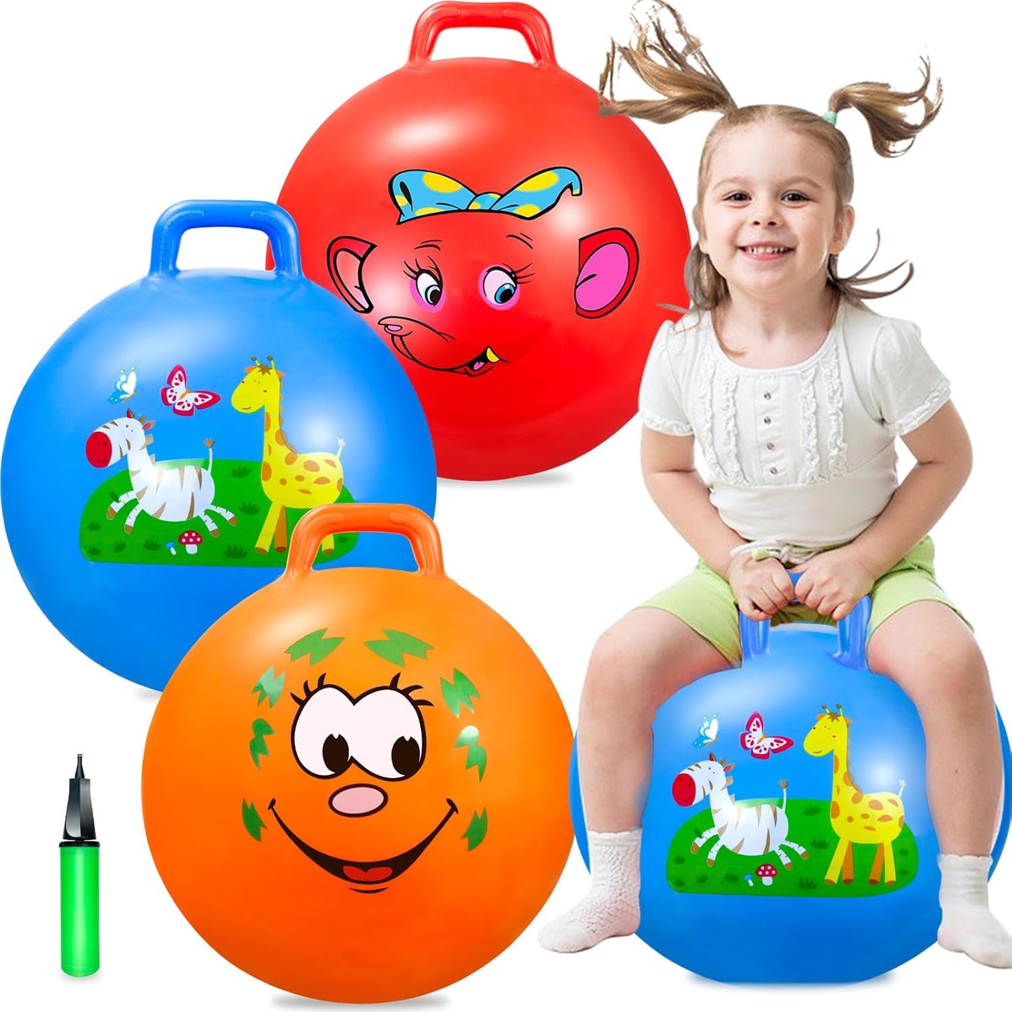 Kids' 3-Pack Bouncy Balls Set - Indoor/Outdoor Fun!