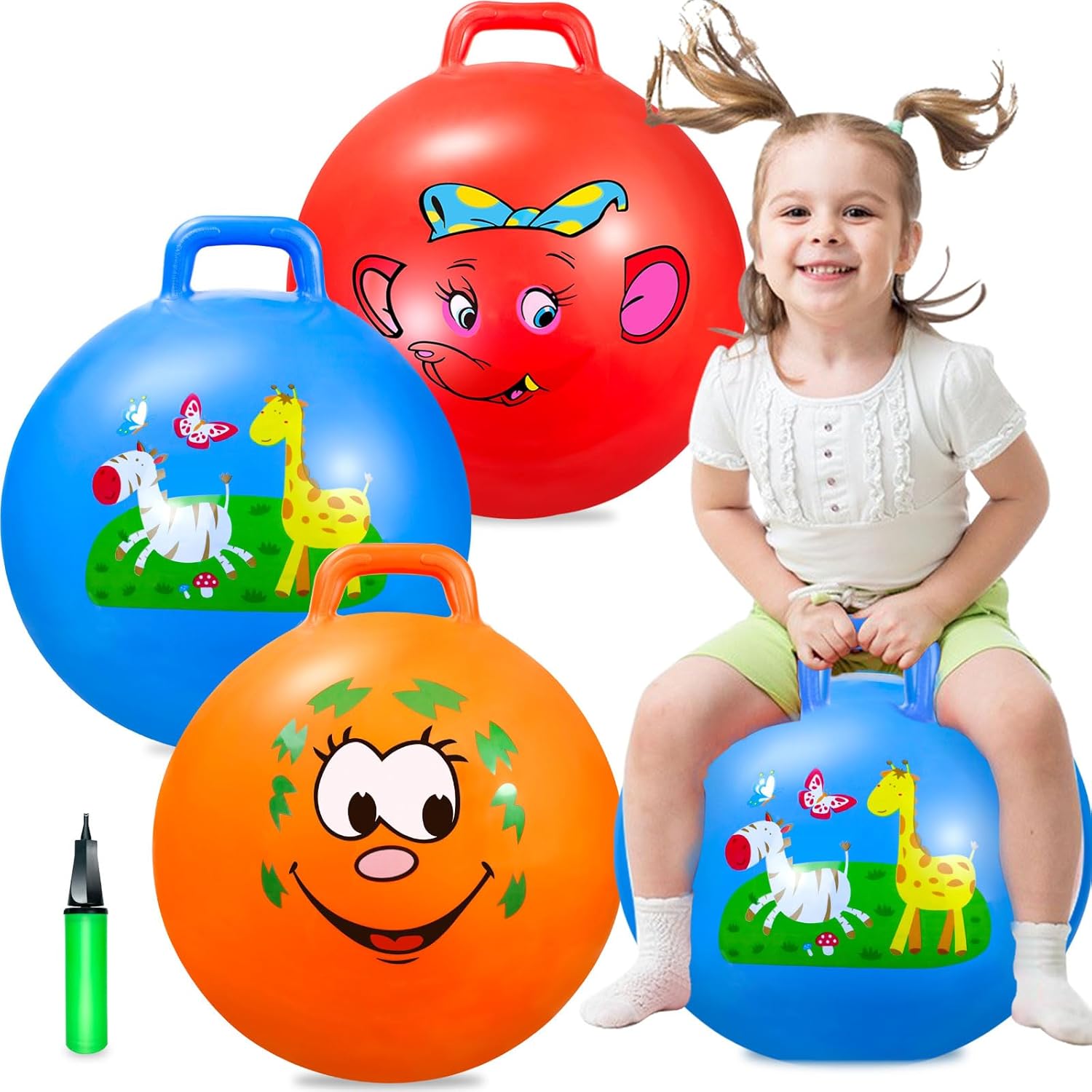 Kids' 3-Pack Bouncy Balls Set - Indoor/Outdoor Fun!