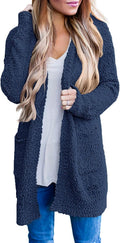 MEROKEETY Women's Long Sleeve Soft Chunky Knit Cardigan - Cozy 20