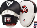 RDX Boxing Pads Focus Mitts - Durable Maya Hide Curved Targets