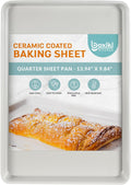 Boxiki Kitchen Non-Stick Ceramic Baking Sheet - Durable Quarter Sheet