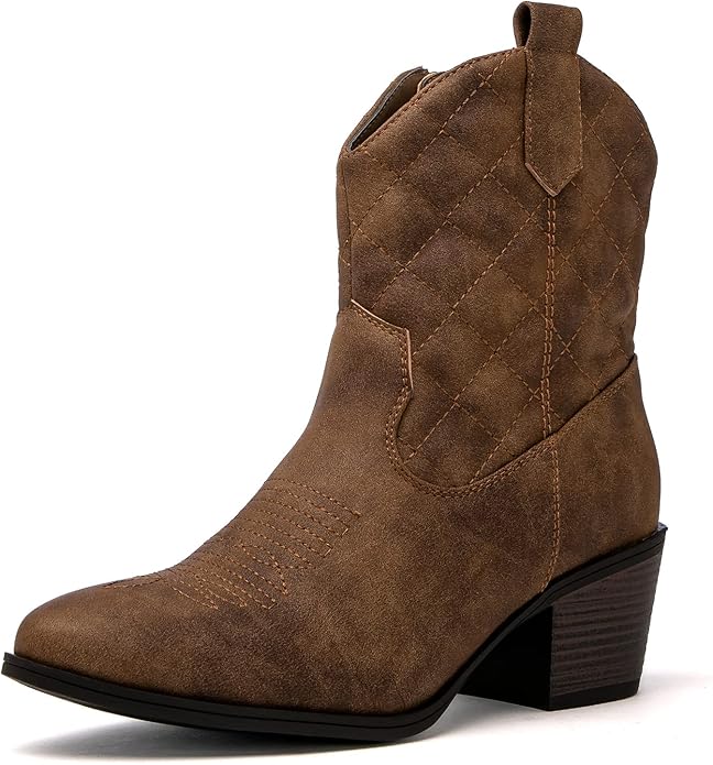 GLOBALWIN Women's Cowboy Cowgirl Boots for Saloon Girls and More