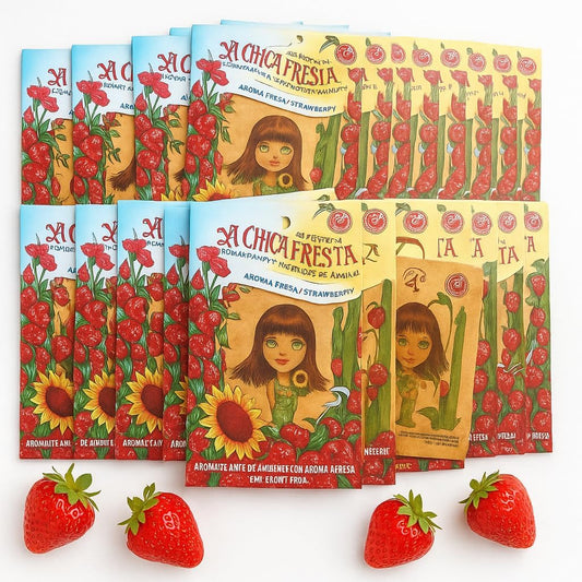 100 pcs Strawberry La Chica Fresita Air Fresheners for Home
