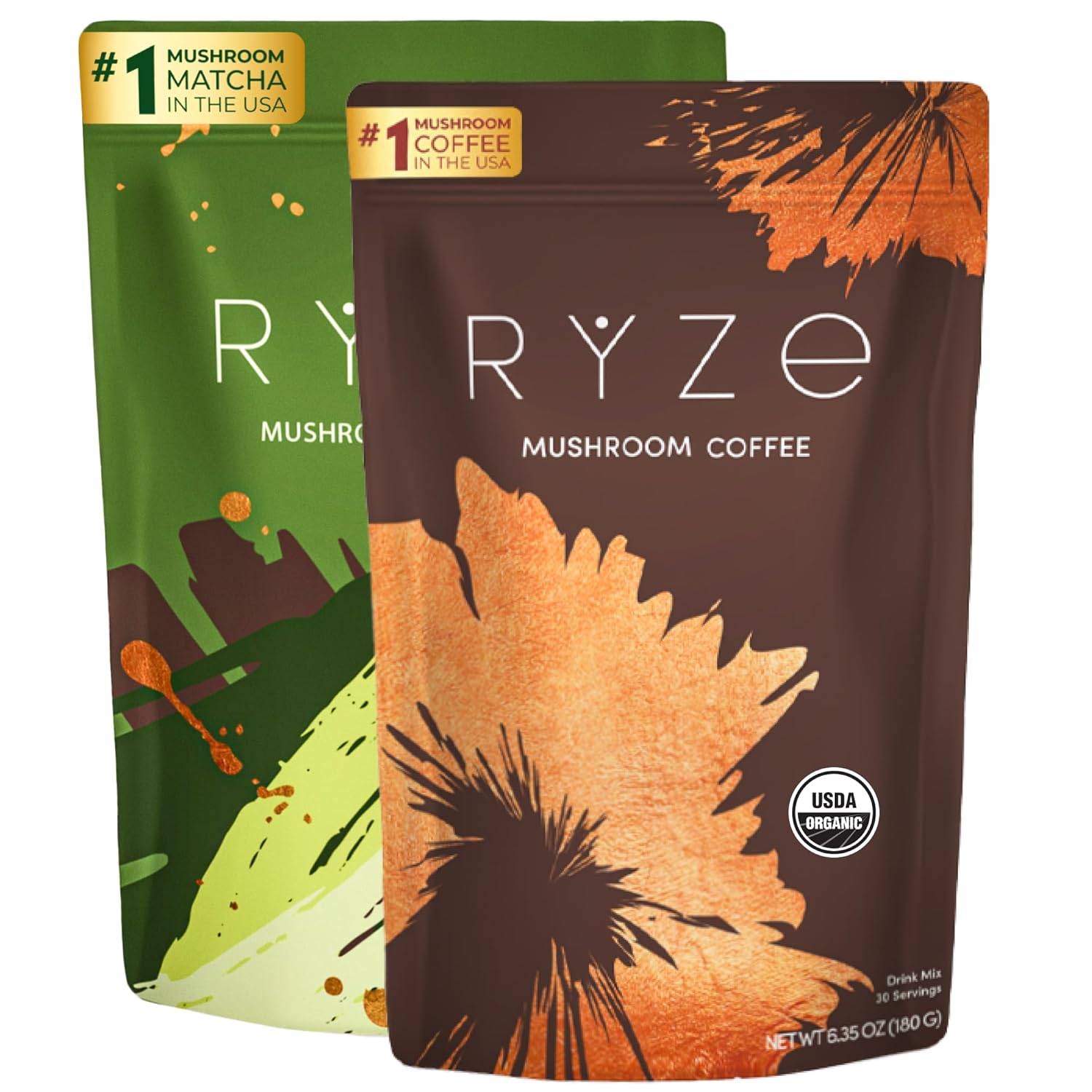 Organic Mushroom Energy Duo | All-Day Vitality Boost