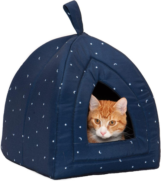 Washable Cat Bed Cave - Cozy & Foldable