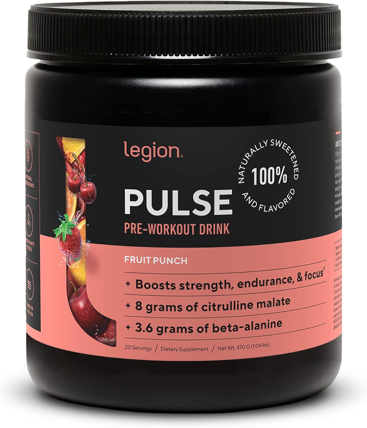 LEGION Pulse Pre Workout Supplement for Energy and Focus