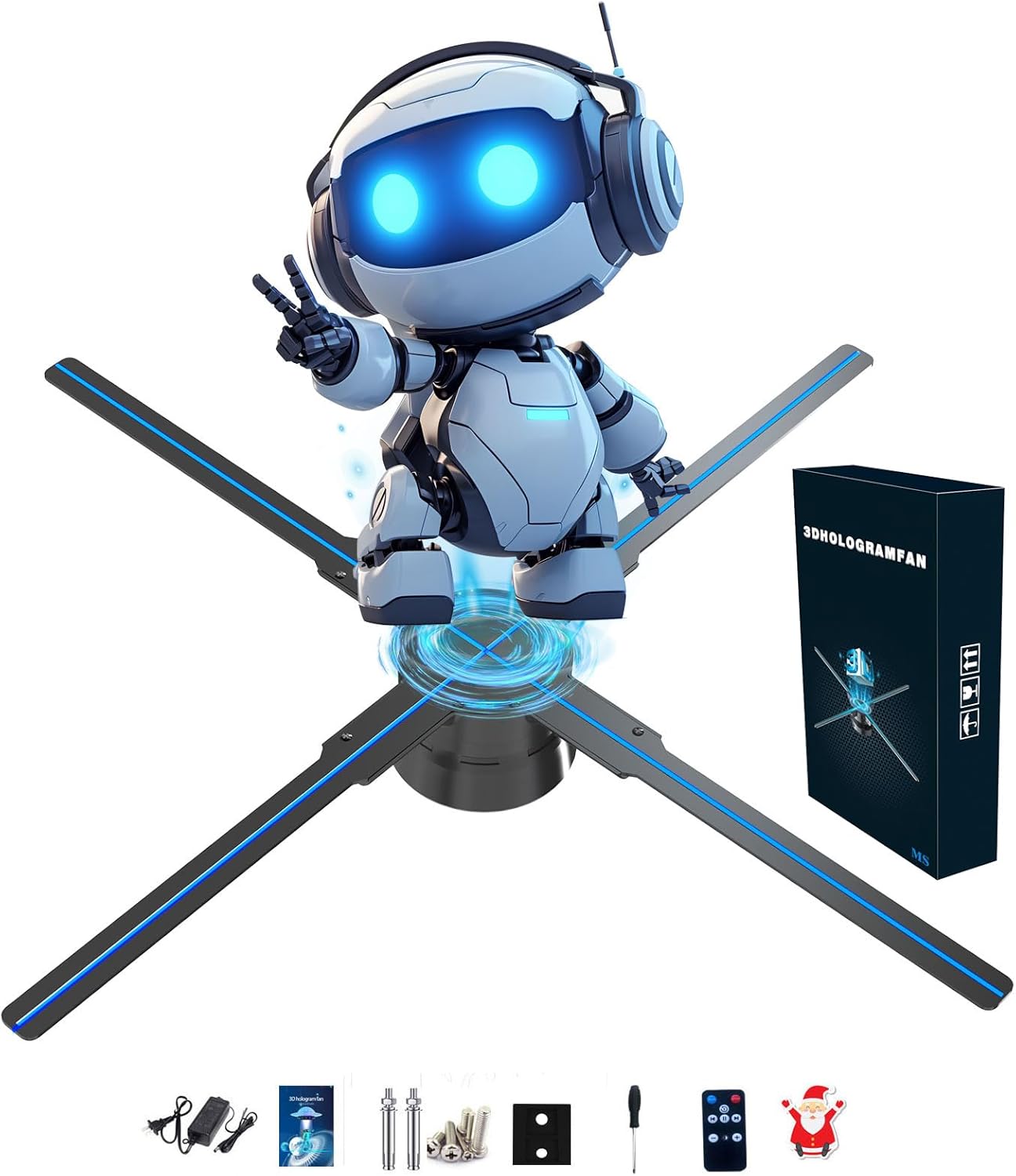20001444PX 3D Hologram Fan: 700 Video Library