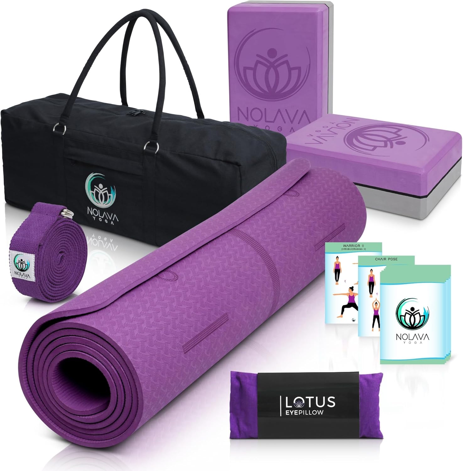 Nolava Yoga Sets: TPE Mats & More for Ultimate Fitness