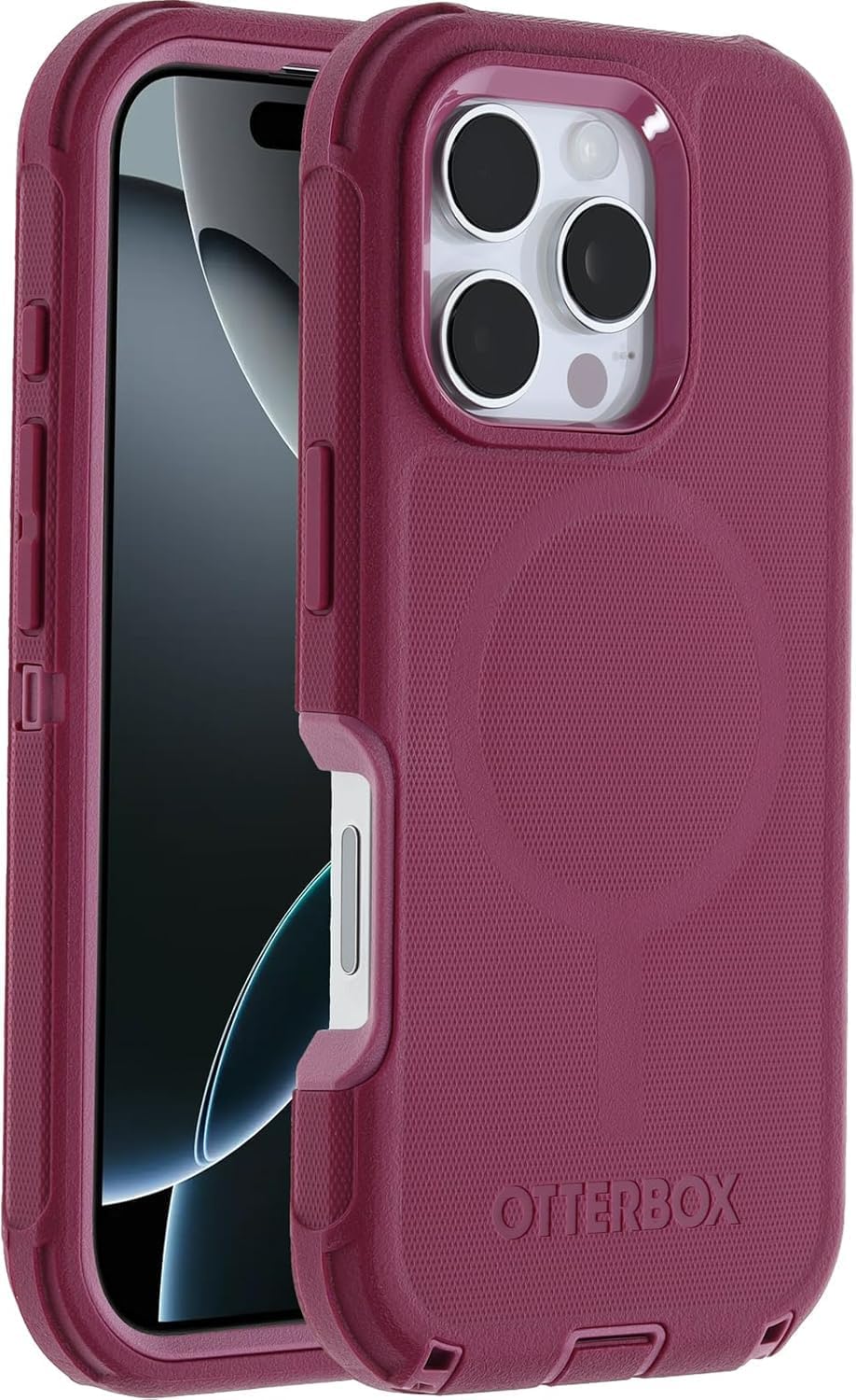 OtterBox Defender Series Case for iPhone 16 Pro - Foxberry Pink
