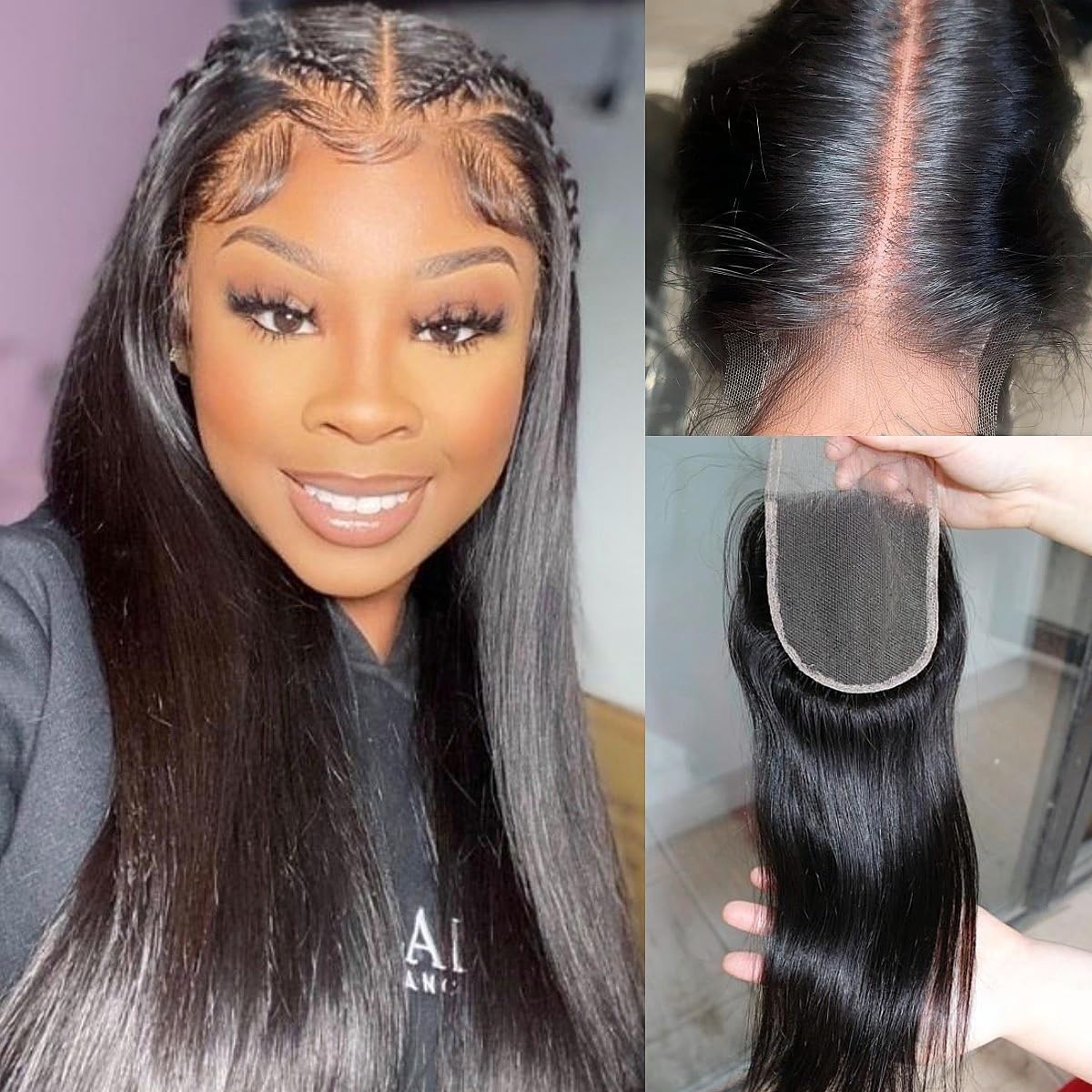 5x5 Skinlike Real HD Lace Closure for Natural Hairline Look