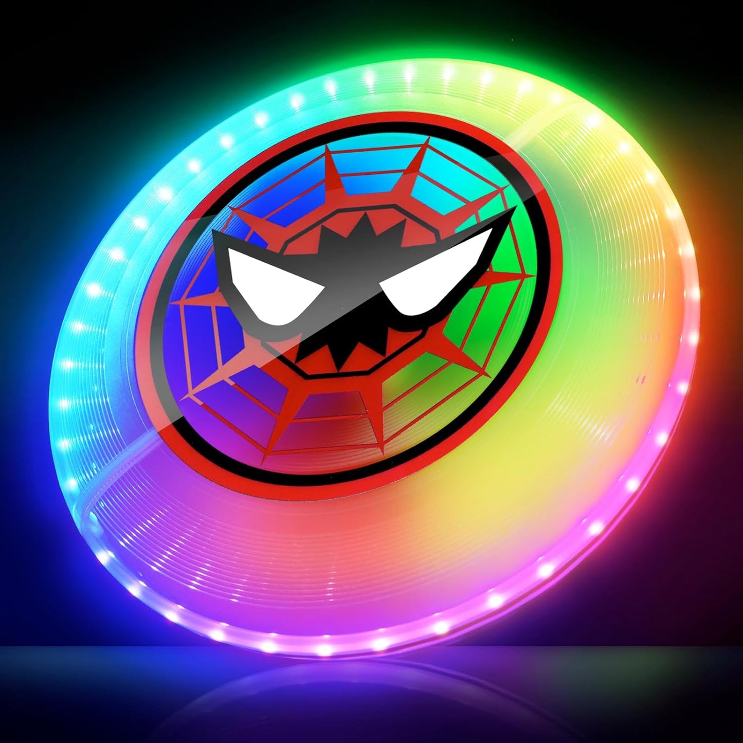 Rechargeable LED Flying Disc - Multicolor Fun!