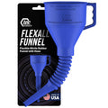 FlexAll Long Flexible Funnel 16 in x 5 in Blue - Durable Nitrile