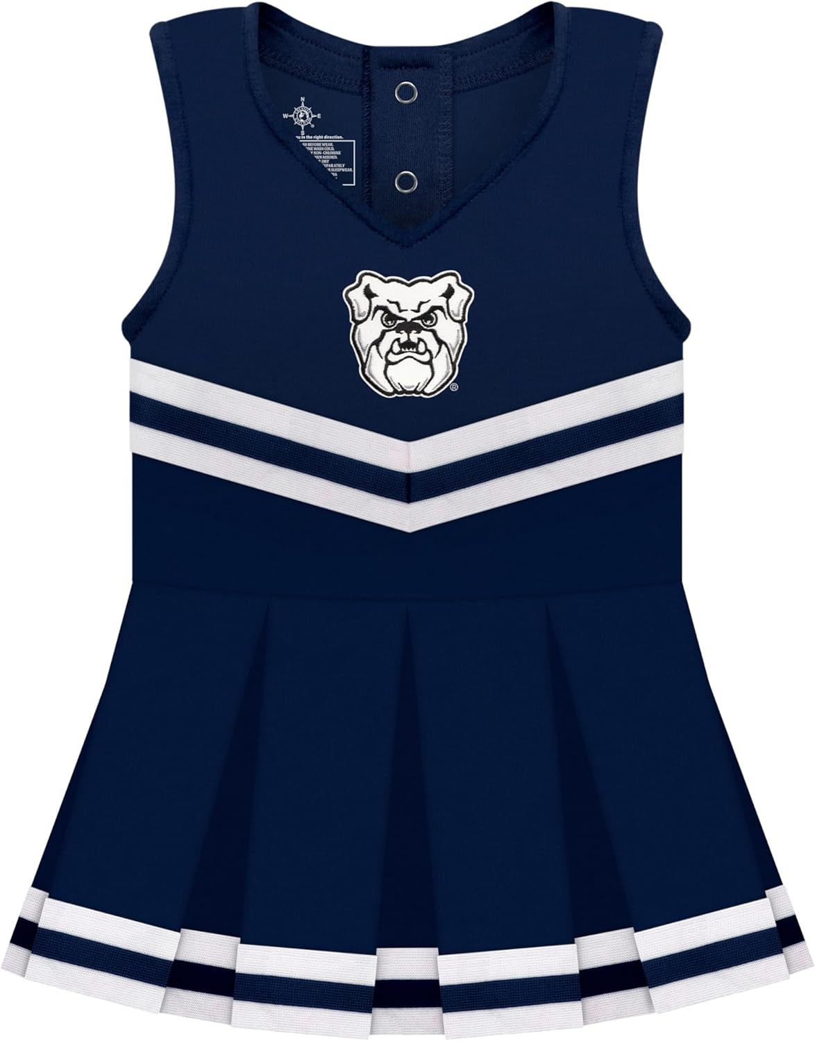 College Baby NCAA Cheerleader Bodysuit Dress for Baby Girls