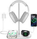 5 in 1 Headphone Stand with Wireless Charger - Desk Organizer
